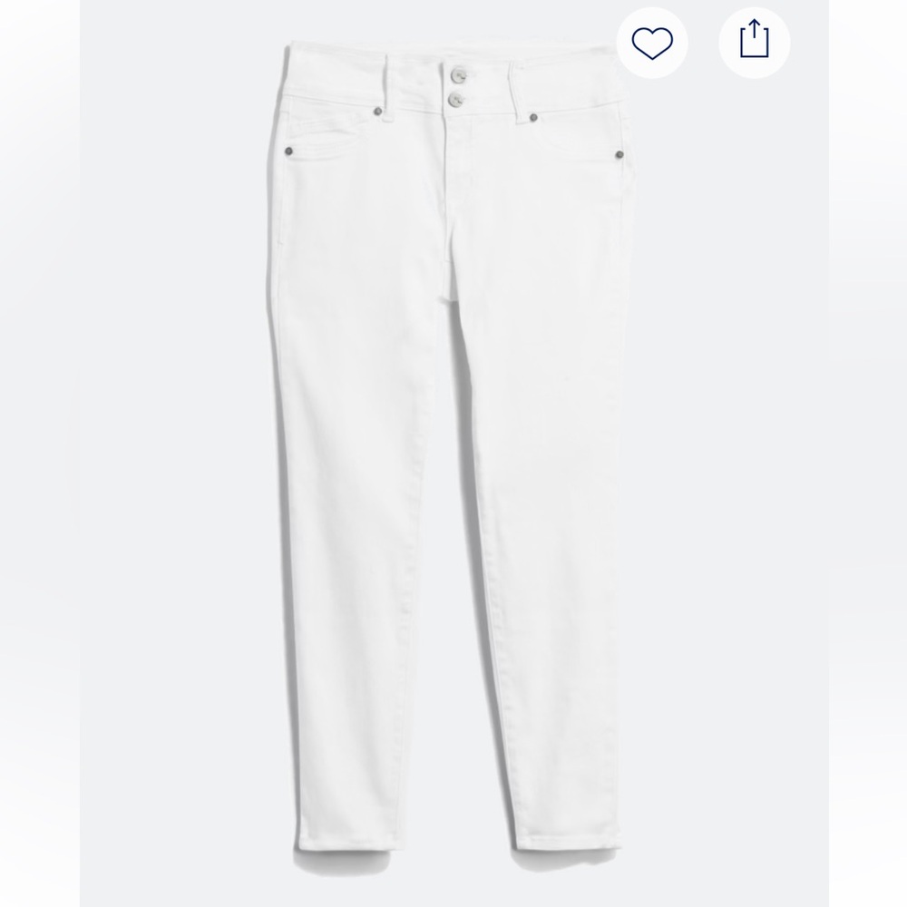 1822 DENIM Butter Kya Double Button Skinny Jean, Size 14
